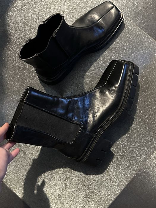 Zara шкіряні челсі, ботинки