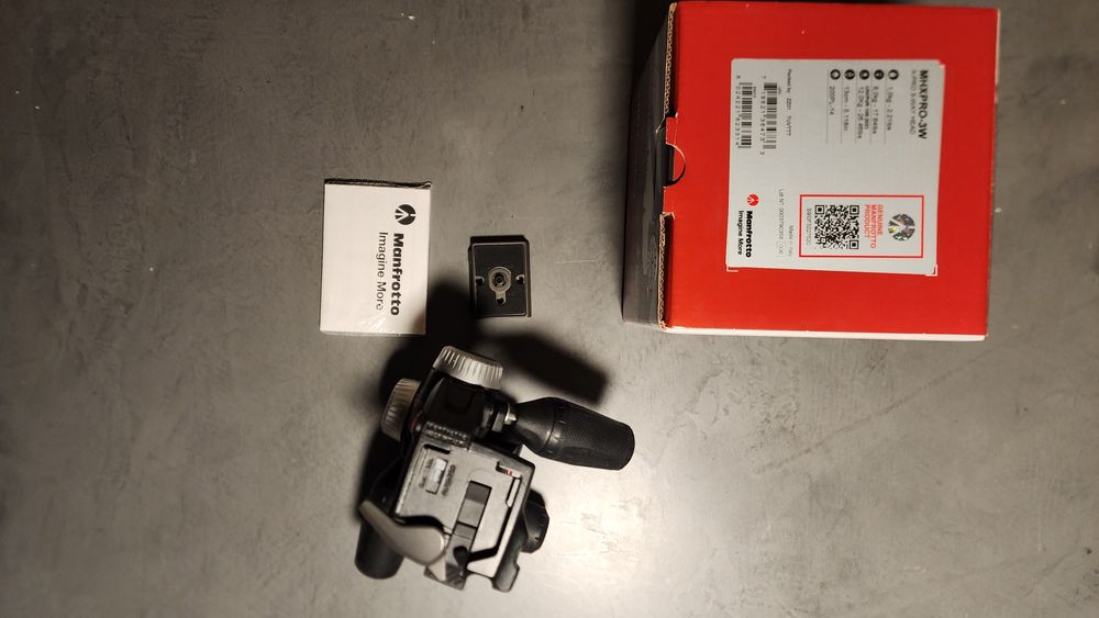 Cabeça de tripé Manfrotto- MHXPRO-3W