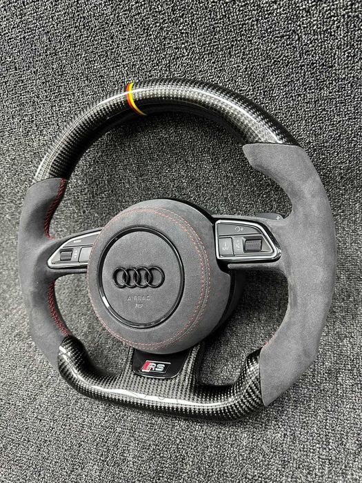 Руль Sline Audi Кермо карбон алькантара Ауді A6 A7 A8 Q7 2008-2017