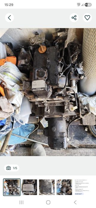 silnik z pompa hydrauliczna  z minikoparki yanmar SV 18