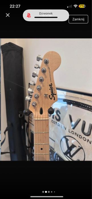 Gitara elektryczna Squier Affinity i piec Fender Champion