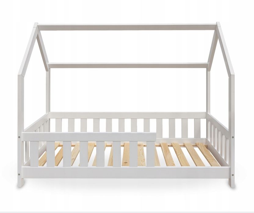 Łóżko Domek Biale z Szufladą