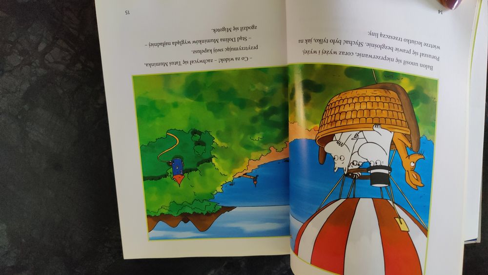 Książka nowe przygody Muminków nasza księgarnia Muminki