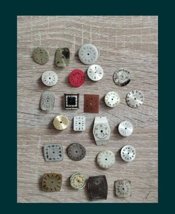 Złom zegarmistrzowski ,koperta tarcza, zegarek