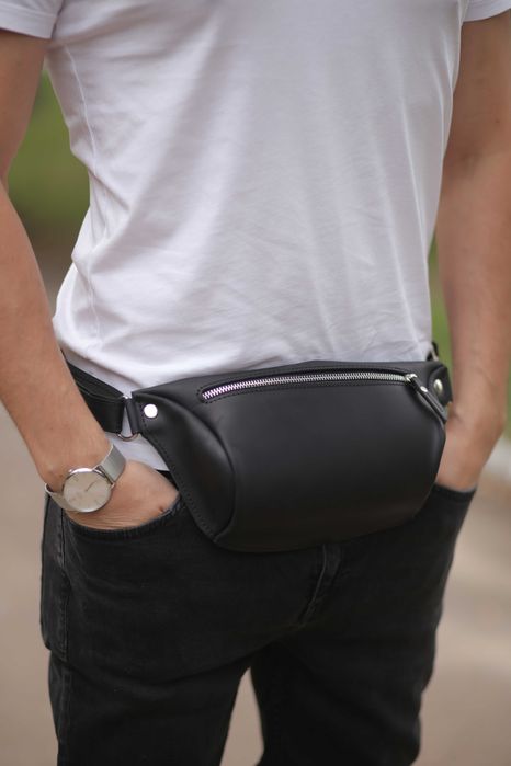 Сумка Шкіряна,РУЧНОЇ Роботи, Бананка на Пояс, Чоловічя Жіночя