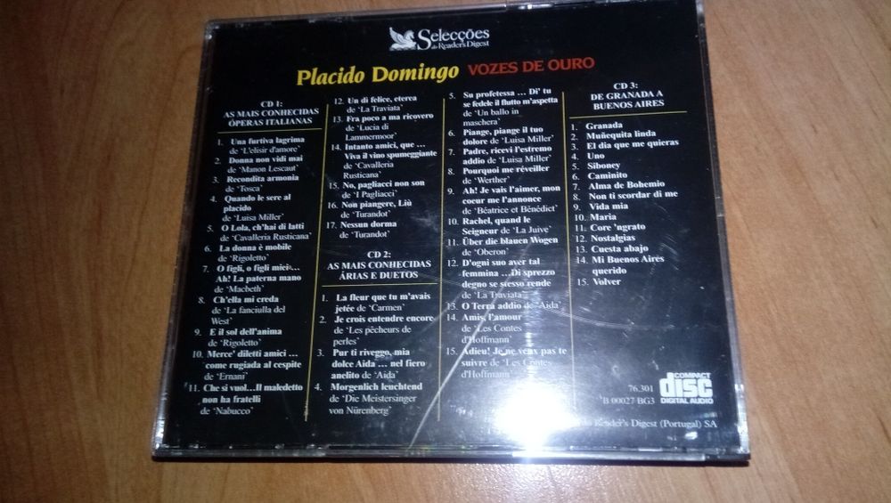 CD Triplo de Plácido Domingo
