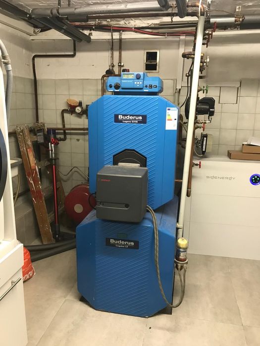 Kociol Buderus z Palnikiem Olejowym Weishaupt