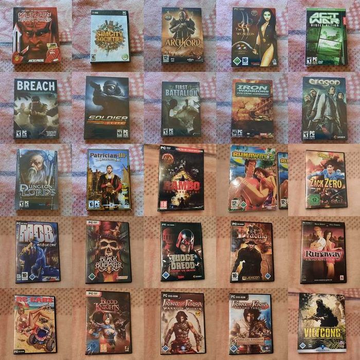 Jogos PC BIG BOX & SMALL BOX - Novos Selados & Como Novos