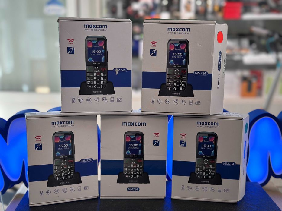 Telefon MAXCOM Comfort MM724 Czarny / RATY