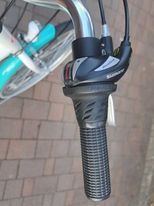 Rower Onilus Calista biały połysk plus Kask