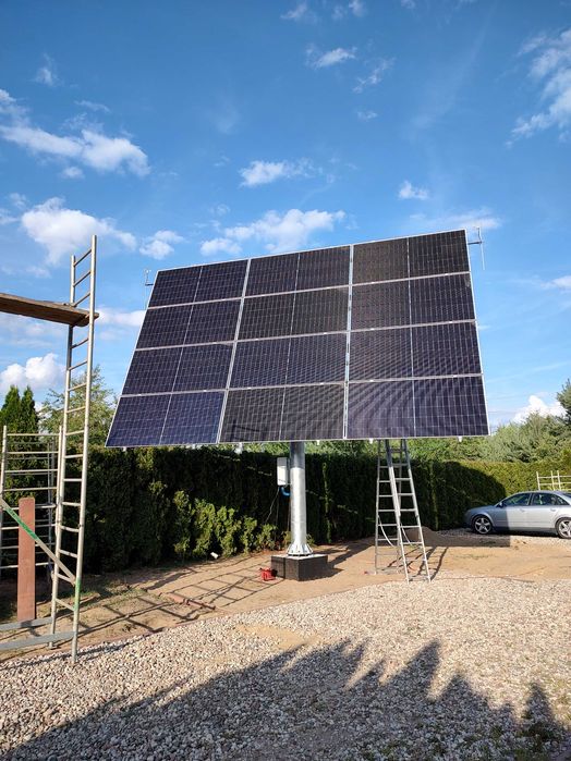 Profesjonalny Solar Tracker, Napęd z silnikiem , Obrotnica Solarna