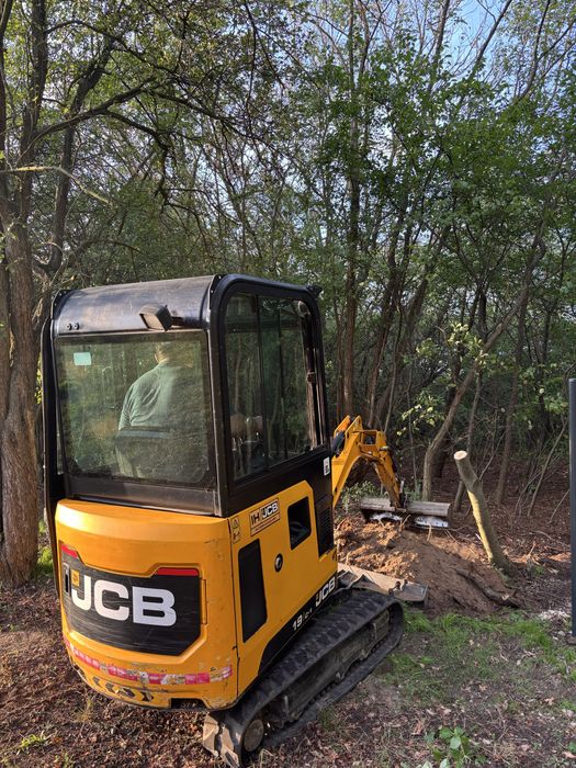 Minikoparka JCB  wynajem wypożyczalnia