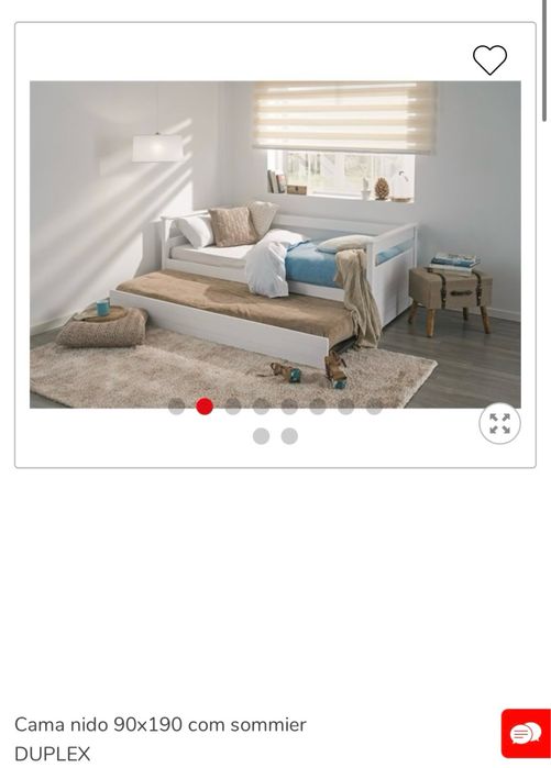 Cama dupla (gavetão)