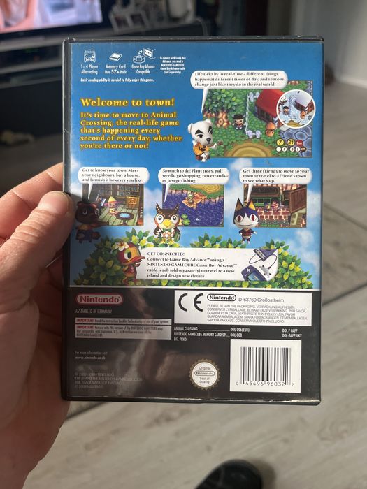 Animal Crossing Nintendo GameCube – wersja PAL + Memory Card 59