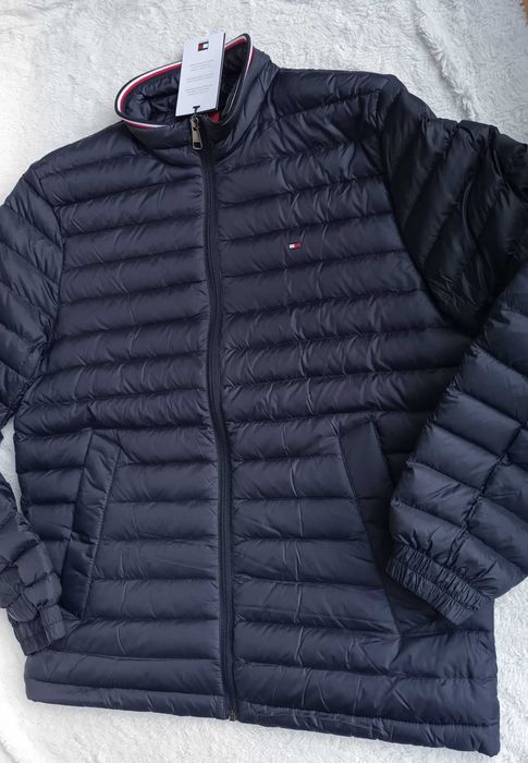 Męska kurtka pikowana Tommy Hilfiger granatowa r. S