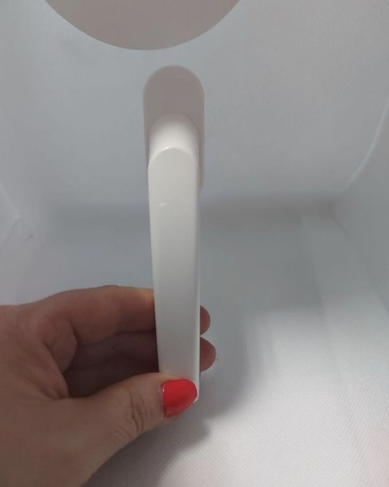 2 klamki PCV białe standard