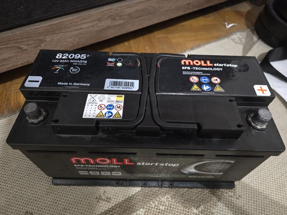 Автомобильный аккумулятор моль 100 ампер годин 12 В