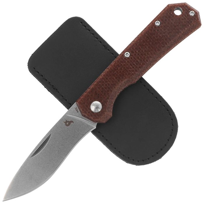 Nóż składany BlackFox Ciol Brown Canvas Micarta, (BF-748 MIB)