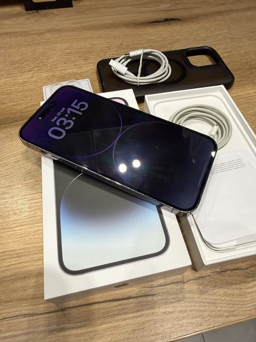 Okazja!! 100% kondycja!! Iphone 14pro Max!! Super stan!