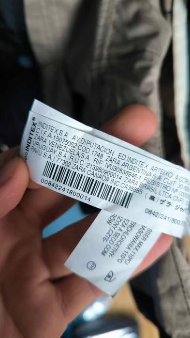 Zara Kurtka Zimowa Damska Ciepła Wygodna Bez Kaptura Czarna Rozmiar XS