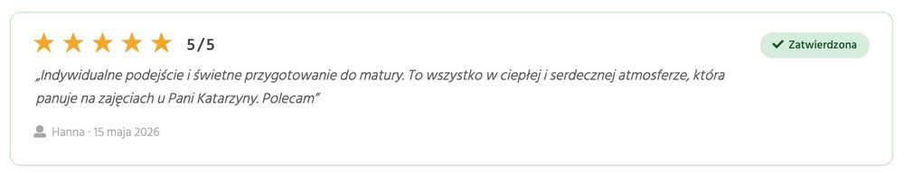 Język angielski korepetycje - stacjonarnie/online - egzamin E8/ matura
