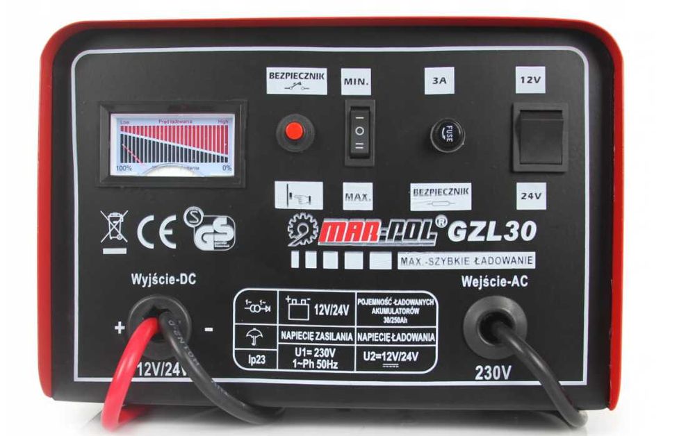Zespół prostownikowy GZL-30 MAR-POL 30A 12v 24v