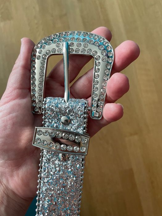 Пасок (ремінь) срібний для дорослого