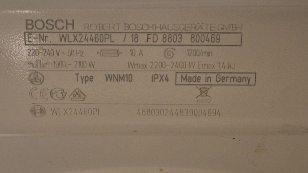 Programator do  pralki  Bosh  WLX24460PL