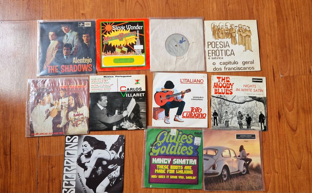 Lote Discos de Vinil Singles