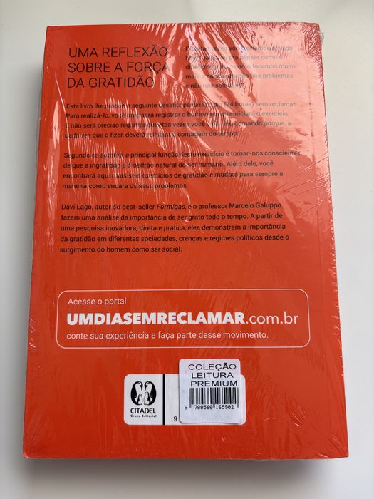 Livro Um dia sem reclamar