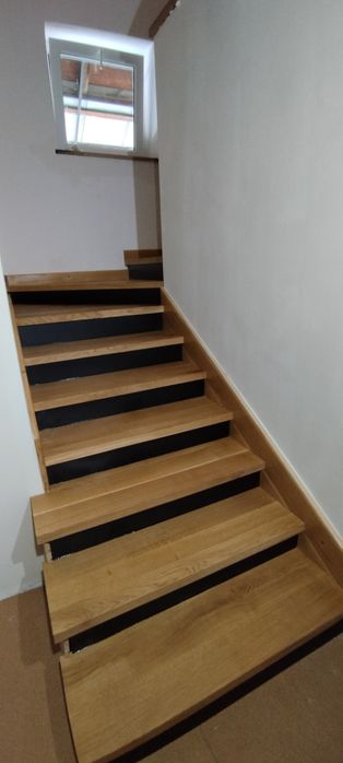 Schody drewniane lite drewno tanio i szybko