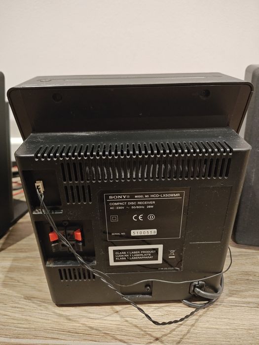 Odtwarzacz CD/radio Sony HCD-LX50WMR z kolumnami
