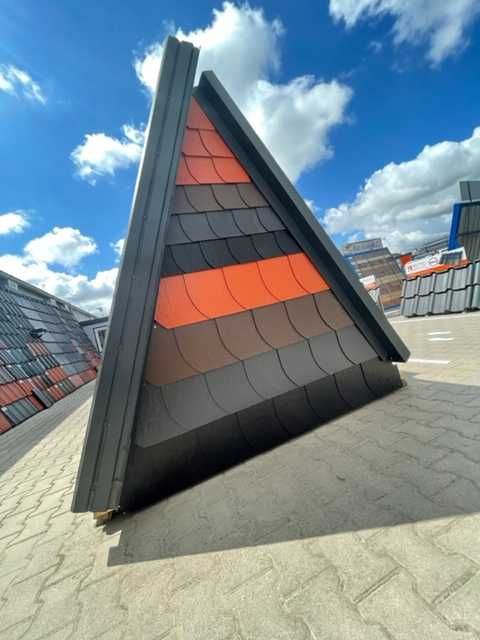 Płytka STRUKTONIT łupek 20x20 biały lewy i prawy