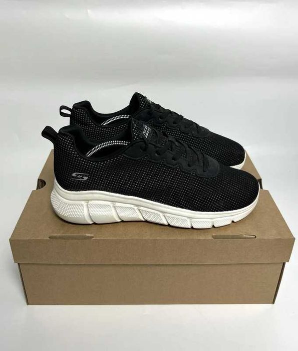 Skechers 39 Czarne Sneakersy Sportowe Memory Foam Lekkie