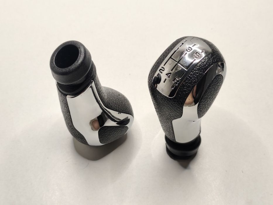 Manete Moca Manípulo Manopla Maçaneta Alavanca velocidades Peugeot Citroen Ergonómica Cromada Pele 6 Vel 307 308 508 3008 5008 C4 C5 Punho Novo