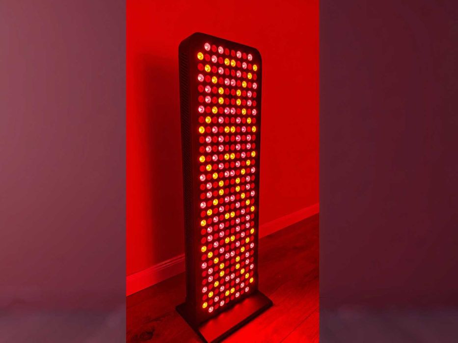 Duży panel czerwonego i podczerwonego światła| 296 LED | 5 fal | gwarancja 01/2028