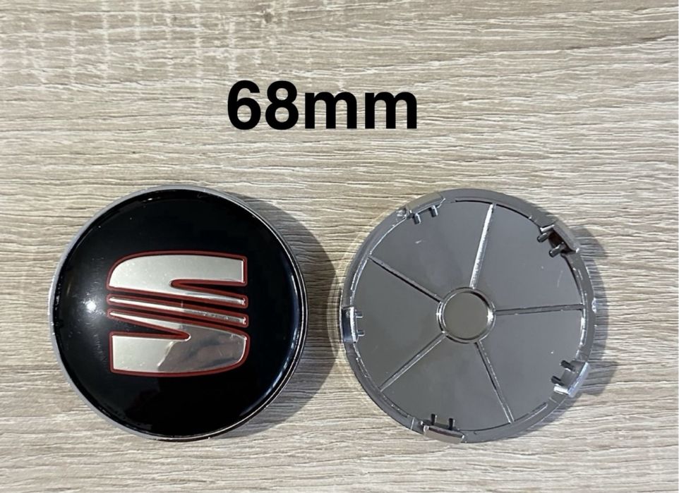Conjunto 4 Centros Jantes Seat 56mm 60mm 63mm 65mm 68mm