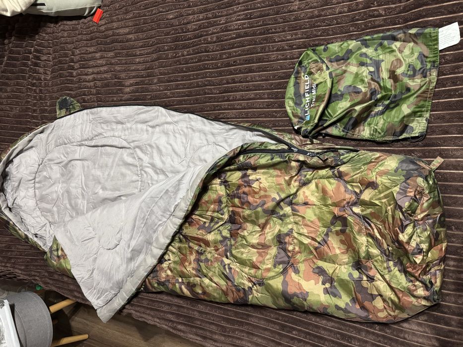 Спальний мішок камуфляжний