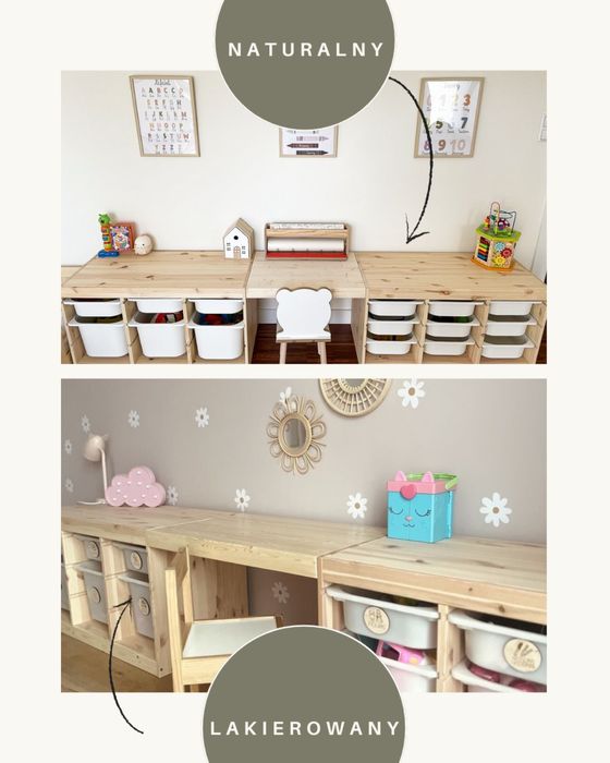 Blat łączący regały trofast / biurko dla dziecka 50cm