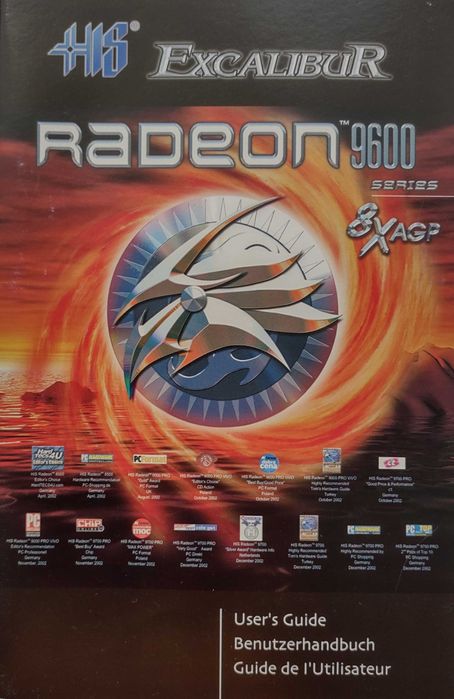 His Excalibur Radeon 9600 instrukcja obsługi