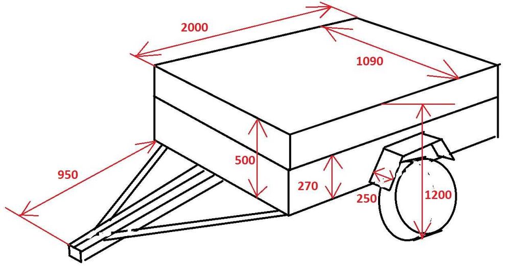 причіп саморобний
