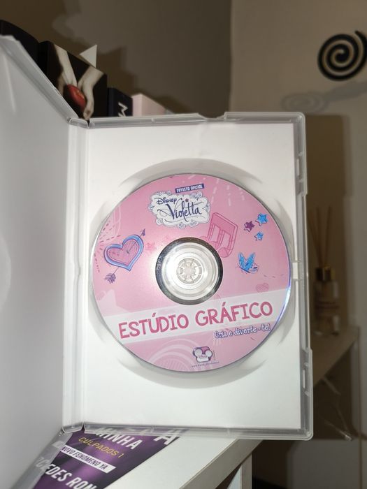CD da Violeta - Estúdio gráfico