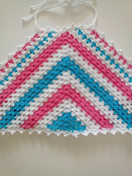 Top crochê verão