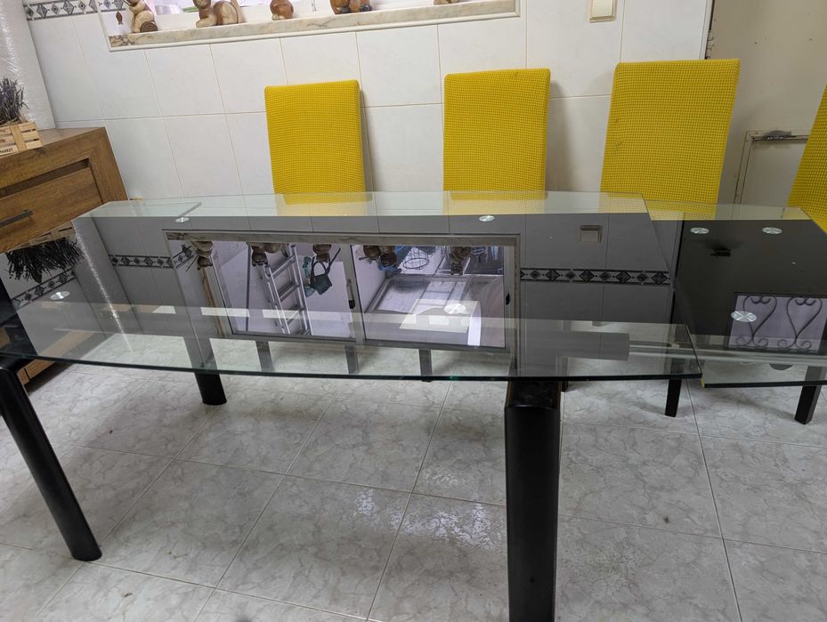 Mesa Jantar em Vidro
