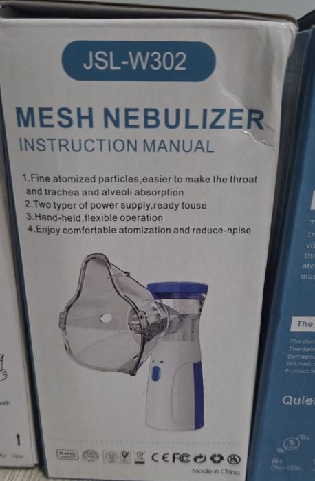 Nowy inchalator nebulizator przenośny z  2 maseczkami