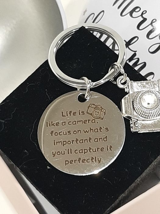 Chaveiro  / Porta-chaves em Aço Camera