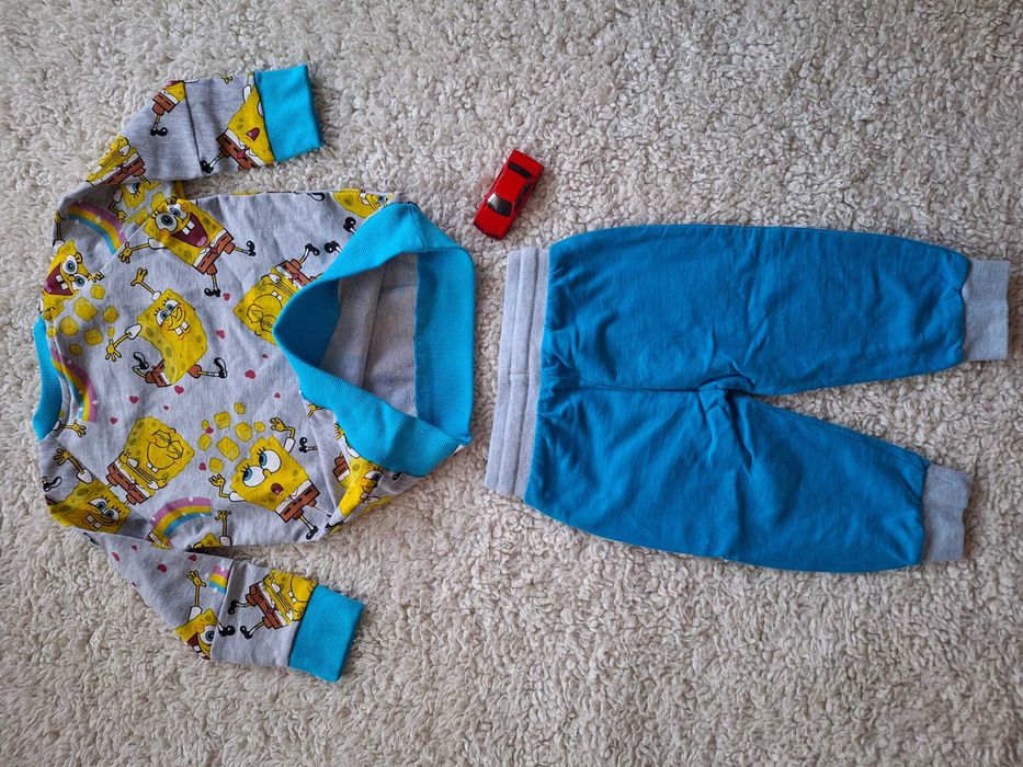 dres dla dzieci- SpongeBob- nowy- viralowy niebieski