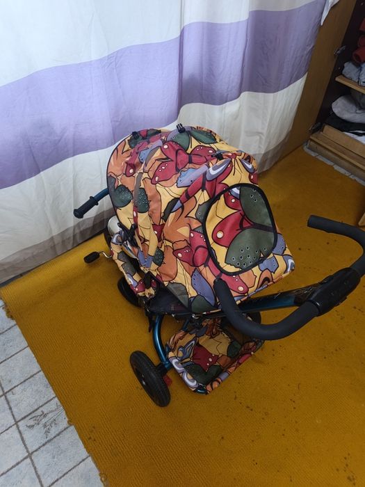 Дитячий велосипед триколісний з батьківською ручкою  Tilly Trike