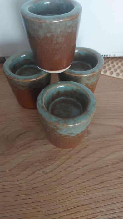 Ceramiczne świeczniki zestaw 4szt