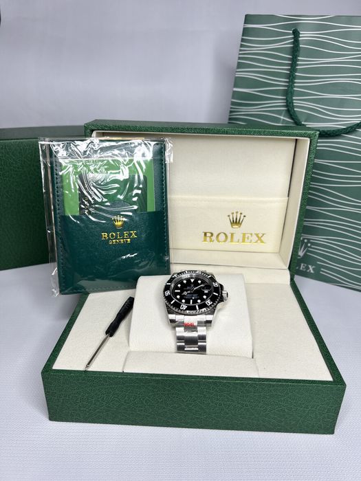 Часы механические ролекс submariner 41мм полный комплект ролекс: 5